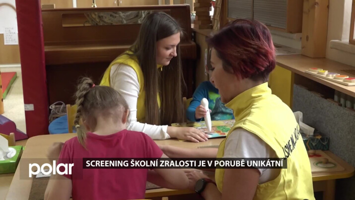 Porubští předškoláci prochází screeningem školní zralosti. Jde o unikátní službu v rámci ČR i Evropy