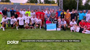 Charitativní utkání osobností Opavy s REAL TOP Praha vyneslo 400 tisíc korun pro tři postižené děti