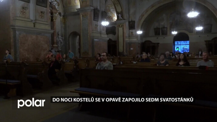Do Noci kostelů se v Opavě zapojilo sedm svatostánků. Návštěvníky lákaly na pestrý program