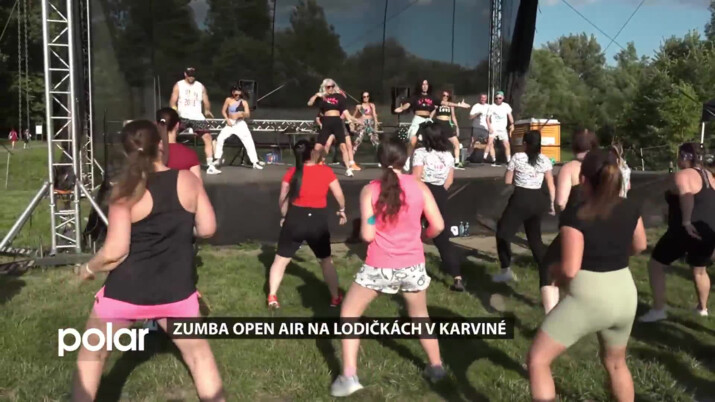 Na Lodičkách se konala fitness taneční akce Zumba Open Air