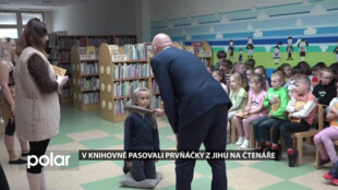 V knihovně města Ostravy pasovali 400 prvňáčků z Jihu na čtenáře