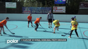 V Karviné se konala preventivní akce Hokejbal proti drogám