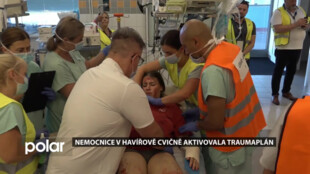 Nemocnice v Havířově cvičně aktivovala traumaplán, po výbuchu plynu musela ošetřit přes 20 pacientů