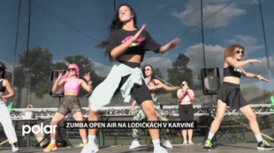 V Karviné se konal 1. ročník fitness taneční akce Zumba Open Air