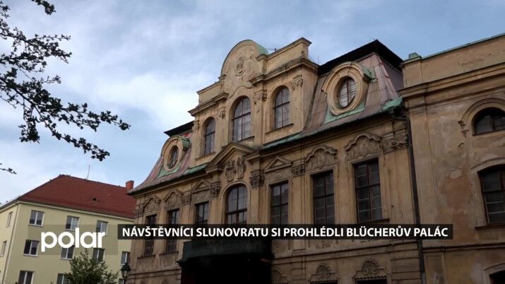 Návštěvníci festivalu Slunovrat si v Opavě prohlédli běžně nepřístupný Blücherův palác