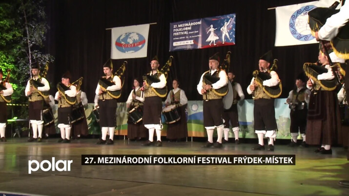 Folklorní festival Ve Frýdku-Místku přivítal i španělské dudáky, kteří hrají pro krále
