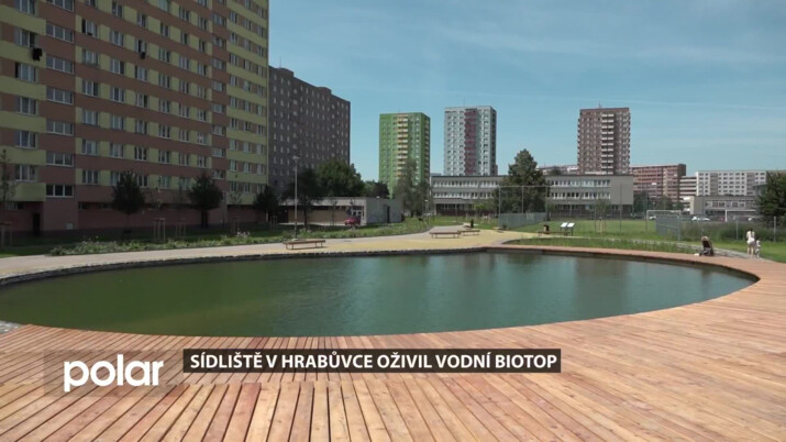 Sídliště v Ostravě-Hrabůvce oživil vodní biotop