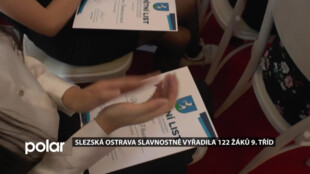Slezská Ostrava slavnostně vyřadila 122 žáků 9. tříd, některé ocenila za prospěch a reprezentaci