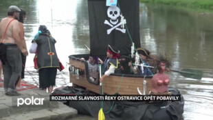 Rozmarné slavnosti řeky Ostravice opět pobavily tradičním sjezdem netradičních plavidel