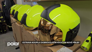 Ostrava koupila dobrovolným hasičům nové přilby. Použila peníze z pokut