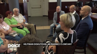 Hejtman se v Novém Jičíně setkal se starosty z okolí a diskutoval i s občany