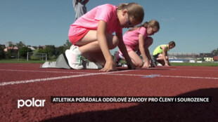 Atletika pořádala oddílové závody pro své členy i jejich sourozence