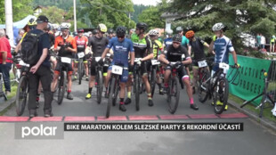 Z rekordní účasti se letos těšil tradiční Bike maraton kolem Slezské Harty