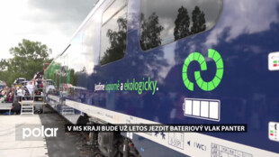 V Ostravě se představil bateriový vlak Panter