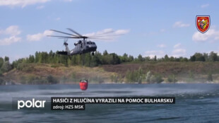 Na pomoc Bulharsku vyrazili hasiči z Hlučína. Budou se starat o hasící vrtulníky