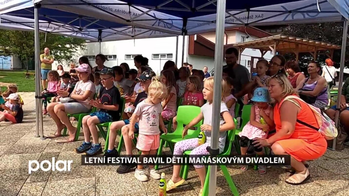 Letní festival bavil děti i maňáskovým divadlem, další bude znovu v srpnu