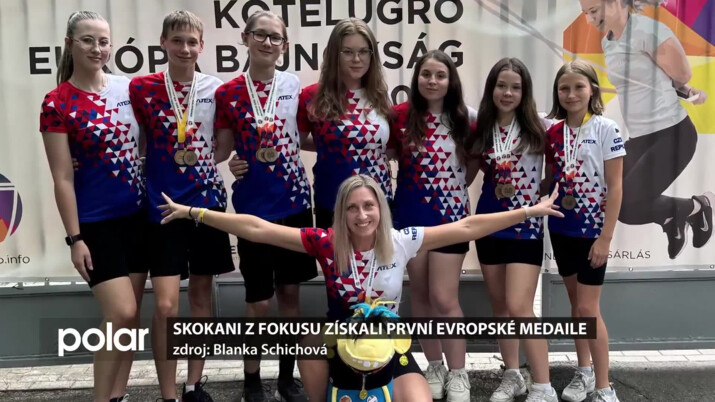 Skokani z Fokusu získali bronzové evropské medaile, i tu historicky první pro Českou republiku