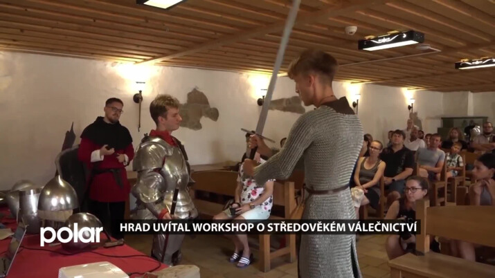 Slezskoostravský hrad uvítal poutavý workshop o středověkém válečnictví a rytířích