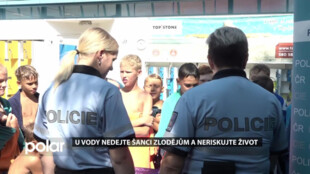 Policie upozorňuje: u vody nedejte šanci zlodějům a neriskujte zdraví a život