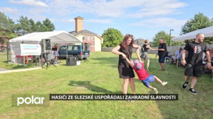 Dobrovolní hasiči ze Slezské uspořádali pro veřejnost zahradní slavnosti plné dobrého jídla a zábavy