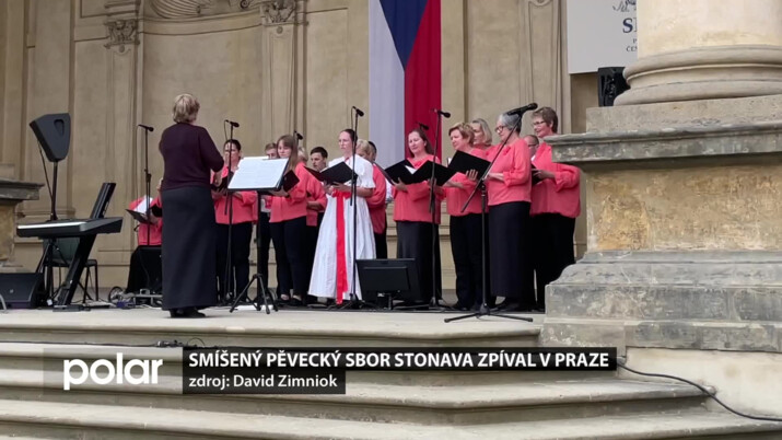 Smíšený pěvecký sbor Stonava zpíval v Praze