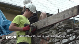 Work camp společnosti INEX opět přilákal do janovického pivovaru dobrovolníky z celého světa