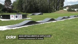 Workout a Pumptrack – ve Světlé Hoře vybudovali dvě nová dětská hřiště