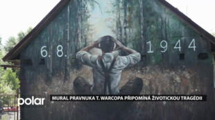 Mural pravnuka Teodora Warcopa připomíná životickou tragédii