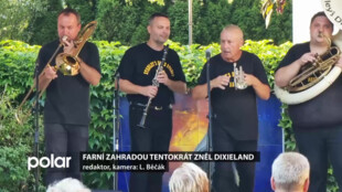 Farní zahradou ve Frýdlantě nad Ostravicí tentokrát zněl dixieland