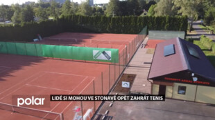 Obnovené tenisové kurty ve Stonavě jsou připraveny přivítat sportovce