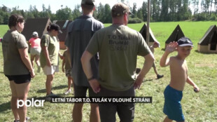 T. O. Tulák pořádal stanový tábor pro děti v Dlouhé Stráni