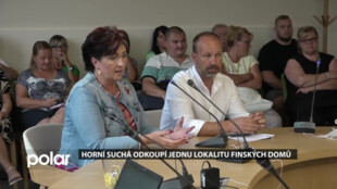 Zastupitelé v Horní Suché definitivně schválili odkup finských domků, má to však i svá úskalí