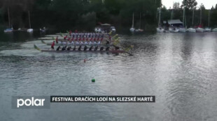 Na Festivalu dračích lodí na Slezské Hartě se utkal rekordní počet posádek, 62 týmů z celé ČR i Slovenska