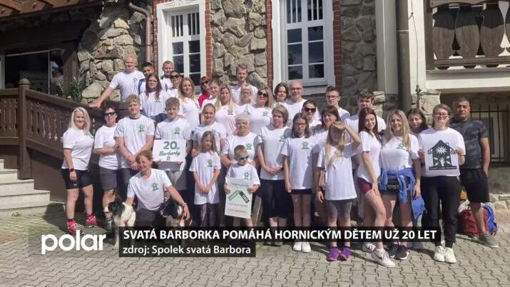 Spolek svatá Barbora pomáhá hornickým dětem už 20 let