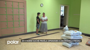 ZŠ v Horní Suché prošla opravami a zachránila fresku