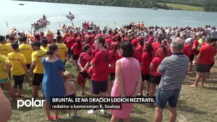 Na Festivalu dračích lodí na Slezské Hartě úspěšně reprezentovalo několik posádek i město Bruntál