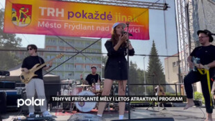 Trhy ve Frýdlantě měly atraktivní program, předvedl se provazochodec a zazpívali Lounová, Poetika a Tros discotequos