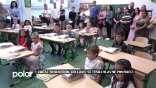 Začal nový školní rok, do lavic se těšili hlavně prvňáčci