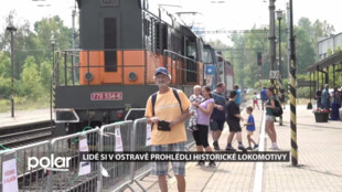 Milovníci železnice si v Ostravě prohlédli historické lokomotivy