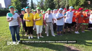 Netradiční olympijské disciplíny pobavily karvinské seniory