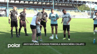 Sportovci se zapojili do akce Naplňme stadion, pomohli tak nemocnému chlapci