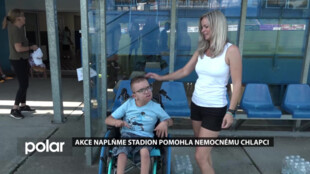 Nemocný chlapec může díky charitativní akci Naplňme stadion absolvovat další neurorehabilitace