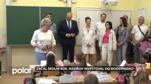 Dětem začal nový školní rok, Havířov i nadále investuje do modernizací budov