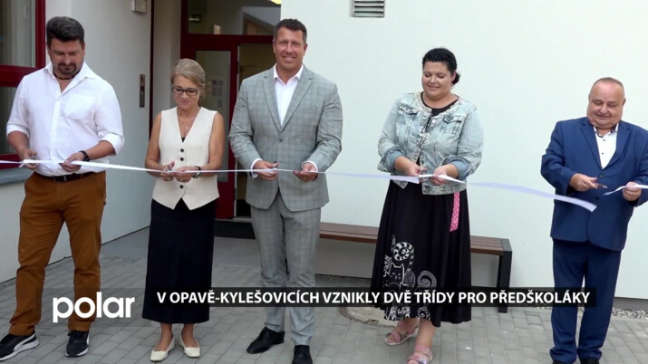 V Opavě-Kylešovicích vznikly dvě třídy pro předškoláky s kapacitou 56 dětí