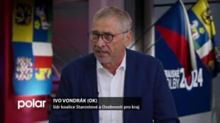 Gigafactory je velká příležitost, je to navýšení HDP o 220 mld. Kč, říká Ivo Vondrák (OK), lídr koalice  Starostové a Osobnosti pro kraj