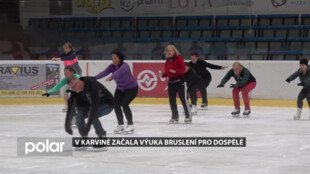 Krasobruslařský klub nabídl dospělým výuku bruslení, zájemců je dost