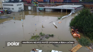 Havířovu během povodní způsobila nejvíce potíží řeka Lučina