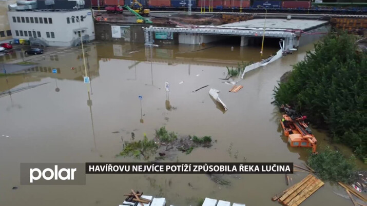 Havířovu během povodní způsobila nejvíce potíží řeka Lučina