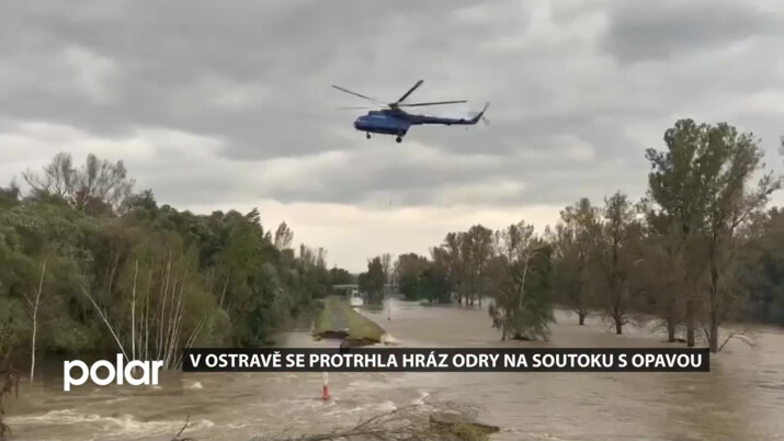 V Ostravě se protrhla hráz Odry na soutoku s Opavou. Voda zaplavila Přívoz, Novou Ves a Mariánské Hory