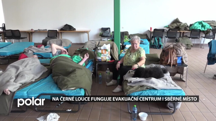 Na Černé louce v Ostravě funguje evakuační centrum i sběrné místo